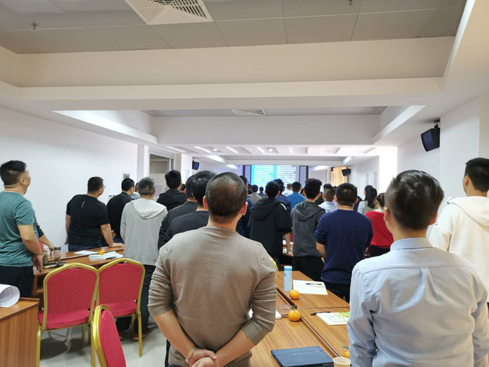 劉祖軻為綠銀農化進行營銷實戰特訓2